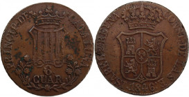 Spain 6 Quartos 1846