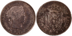 Spain 1 Real 1863 Silver