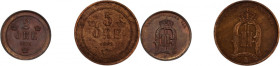 Sweden 1874-1892 (Lot of 2 Coins)