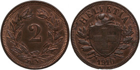 Switzerland 2 Rappen 1910