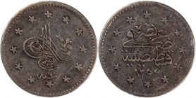 Turkey Ottoman Empire 1 Kurus 1844 (AH1255/6) Key Date Silver
