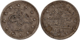 Turkey Ottoman Empire 2 Kurus 1913 (AH1327/5) Silver