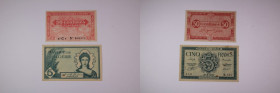 Algeria Lot of 2 Notes 1942-1944