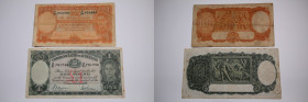 Australia Lot of 2 Notes 10 Shillings & 1 Pound 1938-1941