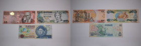 Bahamas Lot of 3 Notes 1992-2013