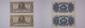 Bolivia Lot of 2 Notes 1928-1952