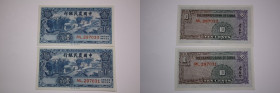 China Farmers Bank Lot of 2 Notes 10 cents (26) 1937