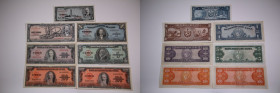 Cuba Lot of 7 Notes 1950-1960