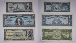 Cuba Lot of 3 Notes 1957/58/60