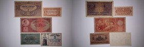 Czechoslovakia Lot of 5 Notes 1920-1944