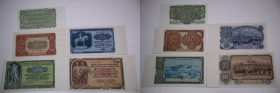 Czechoslovakia Lot of 5 Notes 1953