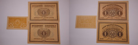 Estonia Lot of 3 Notes 1919
