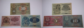 Estonia Lot of 3 Notes 1929-1937