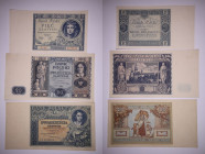 Poland Lot of 3 Notes 1931-1936