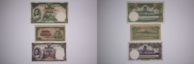 Thailand Lot of 3 Notes 1944-1969