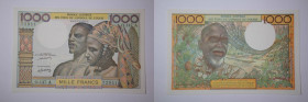 West African States 1000 Francs 1977