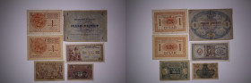 Yugoslavia Lot of 6 Notes 1914-1946