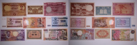 Asia Mixed Lots of 9 Notes 1916-2011