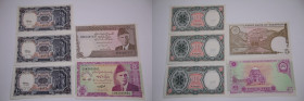 Middle East and Africa Pakistan & Egypt Lot of 5 Notes 1958-1997