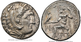 MACEDONIAN KINGDOM. Alexander III the Great (336-323 BC). AR drachm (17mm, 4.29 gm, 12h). NGC Choice AU 5/5 - 3/5. Posthumous issue, Teos, ca. 310-301...