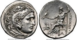 THRACIAN KINGDOM. Lysimachus (305-281 BC). AR drachm (18mm, 4.04 gm, 1h). NGC MS 5/5 - 3/5, brushed. Lifetime issue, Magnesia ad Maeandrum, ca. 301-29...