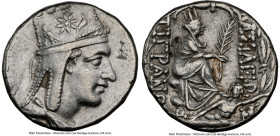 ARMENIAN KINGDOM. Tigranes II the Great (95-56 BC). AR tetradrachm (26mm, 15.68 gm, 12h). NGC XF 5/5 - 3/5, brushed. Tigranocerta, ca. 80-68 BC. Diade...