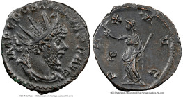 Postumus, Romano-Gallic Empire (AD 260-269). BI antoninianus (19mm, 2.80 gm, 7h). NGC Choice AU 5/5 - 4/5. Cologne, AD 268. IMP C POSTVMVS P F AVG, ra...
