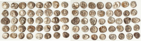 ANCIENT LOTS. Celtic. Gaul. Ca. mid 1st century BC. Lot of forty (40) AR quinaii. Fine-VF. Includes: Forty AR quinarii, various types and tribes. SOLD...