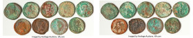 ANCIENT LOTS. Roman Imperial. Lot of nine (9) AE issues. Good-Choice Fine. Includes: Nine Roman Imperial AE issues, various denominations, rulers, and...