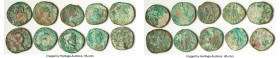 ANCIENT LOTS. Roman Imperial. Lot of ten (10) AE issues. VG-Fine. Includes: Ten Roman Imperial AE issues, various denominations, rulers, and types. SO...