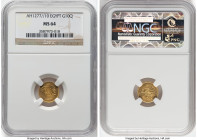 Ottoman Empire. Abdul Aziz gold 10 Qirsh AH 1277 Year 10 (1869) MS64 NGC, KM259. HID09801242017 © 2024 Heritage Auctions | All Rights Reserved www.HA....