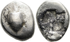 ÄGINA. Stater ø 23mm (11.95g). 525 - 475 v. Chr. Vs.: Seeschildkröte. Rs.: Windmühlenförmiges Quadratum incusum. Meadows Group II; HGC 6, 429. Fast ss...