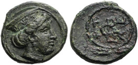 MYSIEN. ZELEIA ø 13mm (1.69g). 350 - 300 v. Chr. Vs.: Kopf der Artemis mit verzierter Stephane n. r. Rs.: Z-E/Λ-E, Symbol. BMC 2 var.; SNG Aul. 7663; ...