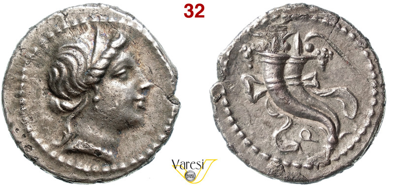 CORNELIA - L. Cornelius Sulla Felix (81 a.C.) Denario. B. 33 Syd. 755 Cr. 375/2 ...