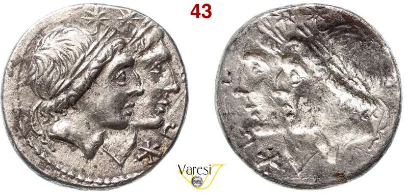 FONTEIA - Man. Fonteius (108-107 a.C.) Denario. B. 8 Syd. 566b Cr. 307/1a A.V. 2...