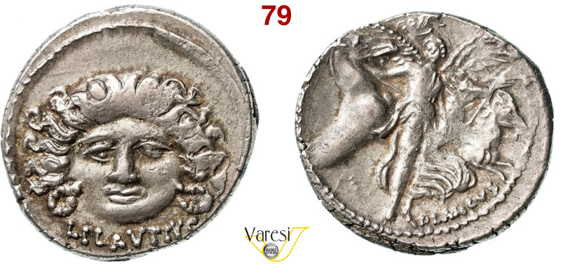 PLAUTIA - L. Plautius Plancus (47 a.C.) Denario. B. 14 Syd. 959b Cr. 453/1c A.V....