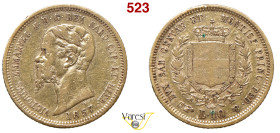 VITTORIO EMANUELE II, Re di Sardegna (1849-1861) 10 Lire 1857, Torino MIR 1056g Pagani 367 Au 3,22 g circa 18 mm R • Sigillata BB da Emilio Tevere