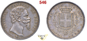 VITTORIO EMANUELE II, Re Eletto (1859-1861) Lira 1860, Firenze MIR 1067b Pagani 440 Ag 4,98 g 23 mm R • Piacevole patina; Ex Nomisma 43/2011 q.SPL/SPL...