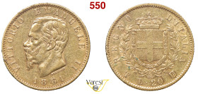 VITTORIO EMANUELE II, Re d'Italia (1861-1878) 20 Lire 1861, Torino MIR 1078a Pagani 455 Au 6,45 g circa 21 mm R • Sigillata BB/SPL da Emilio Tevere