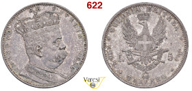 UMBERTO I - monetazione per l'Eritrea (1878-1900) 5 Lire o Tallero 1896, Roma Pagani 631 MIR 1110b Ag • Ex Collezione "Gloria", asta Varesi 26 del 199...