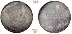 UMBERTO I - monetazione per l’Eritrea (1878-1900) 5 Lire o Tallero 1896, Roma MIR 1110b Pagani 631 Ag 28 g circa 40 mm R • Sigillata BB/SPL-q.SPL da E...