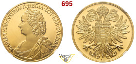 AUSTRIA - Medaglia al peso di 4 Ducati s.d. . Au 13,92 g 33 mm • in slab NGC PF64 Ultra Cameo