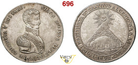 BOLIVIA - REPUBBLICA Medaglia 1825 Opus -, D/ Busto di Simon Bolivar (1783-1830) R/ Il Monte "Cerro de Potosi" sormontato da sole raggiante e, in bass...