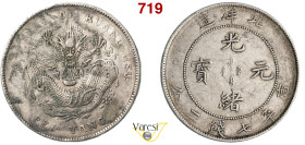 CINA - PEI YANG - GUANG XU (1875-1908) Dollaro A. 34 (1908), Tientsin KM. 73 L&M 462 Ag 26,50 g 39 mm BB