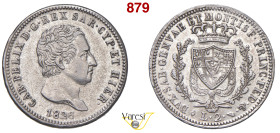 CARLO FELICE (1821-1831) 2 Lire 1826 Torino MIR 1036e Pagani 86 Ag 10,00 g 27 mm R • Ex Negrini 36/768 m.BB