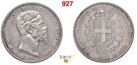 VITTORIO EMANUELE II, Re di Sardegna (1849-1861) Lira 1859 Milano MIR 1059m Pagani 413 Ag 5 g circa 23 mm R • Sigillata BB/SPL da Emilio Tevere
