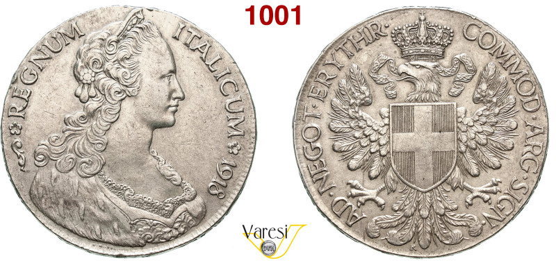 VITTORIO EMANUELE III - monetazione per l'Eritrea (1900-1946) Tallero 1918 Roma ...