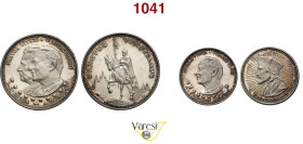 CECOSLOVACCHIA - Medaglia (2) 1968 "Alex. Dubcek e Ludvik Svoboda" Ag 24,94 e 13,1 g 39,9 e 29,8 mm SPL÷FDC