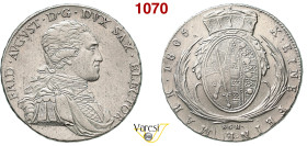 GERMANIA - Sachsen - FRIEDRICH AUGUST III (1763-1806) Tallero 1805, SGH, Dresda Dav. 850 Ag 27,74 g 38,8 mm BB+