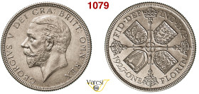 GRAN BRETAGNA - GIORGIO V (1910-1936) Fiorino 1927 KM. 834 Ag 11,33 g 28,7 mm FDC